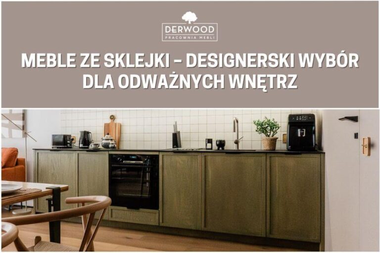 Meble ze sklejki – designerski wybór dla odważnych wnętrz